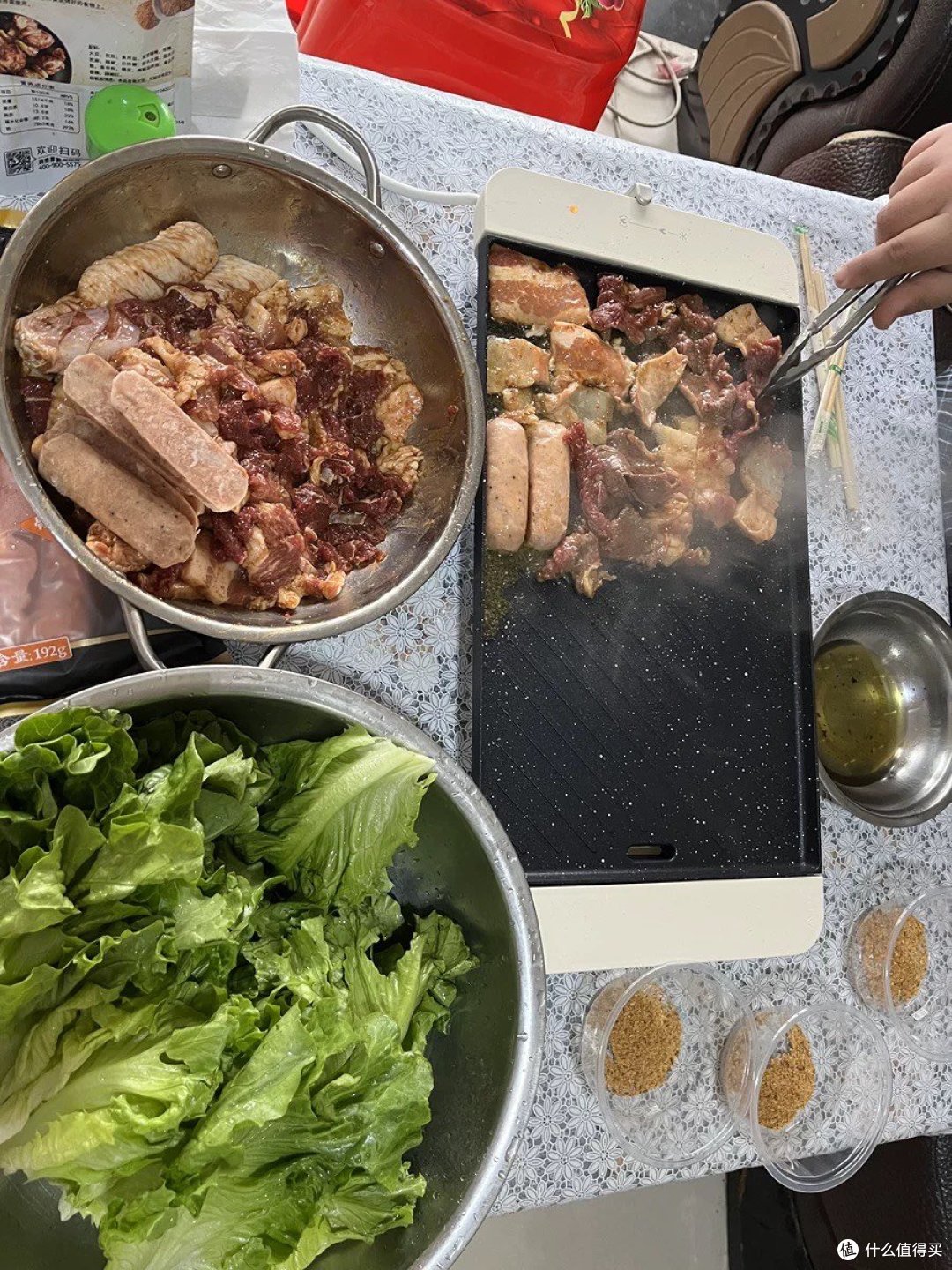 家用不沾烤肉机