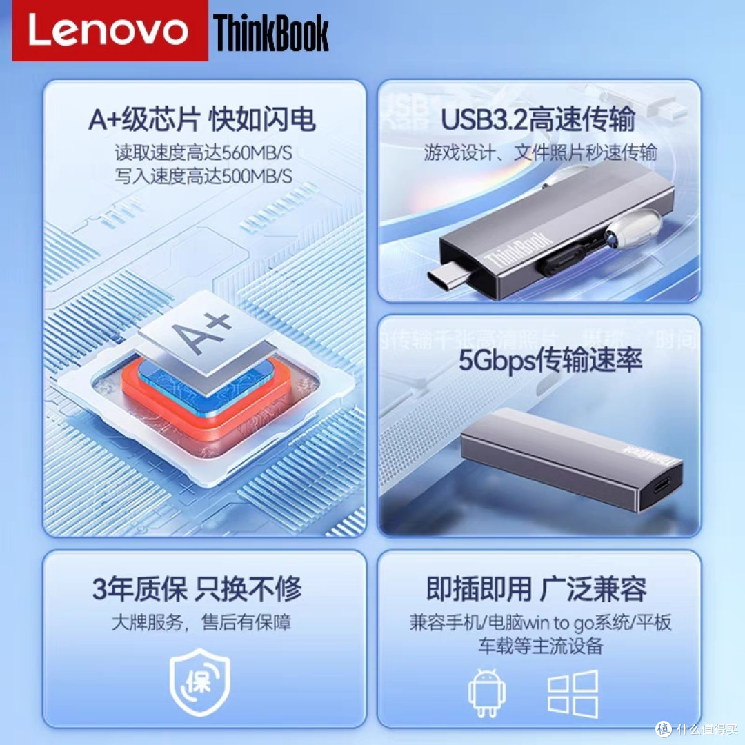 联想优盘--电脑手机双接口
