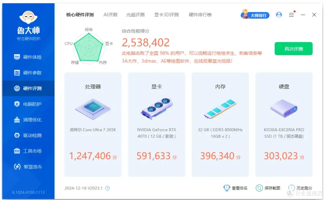 性价比才是王道!年末打造intel最新酷睿Ultra平台纯白全家桶