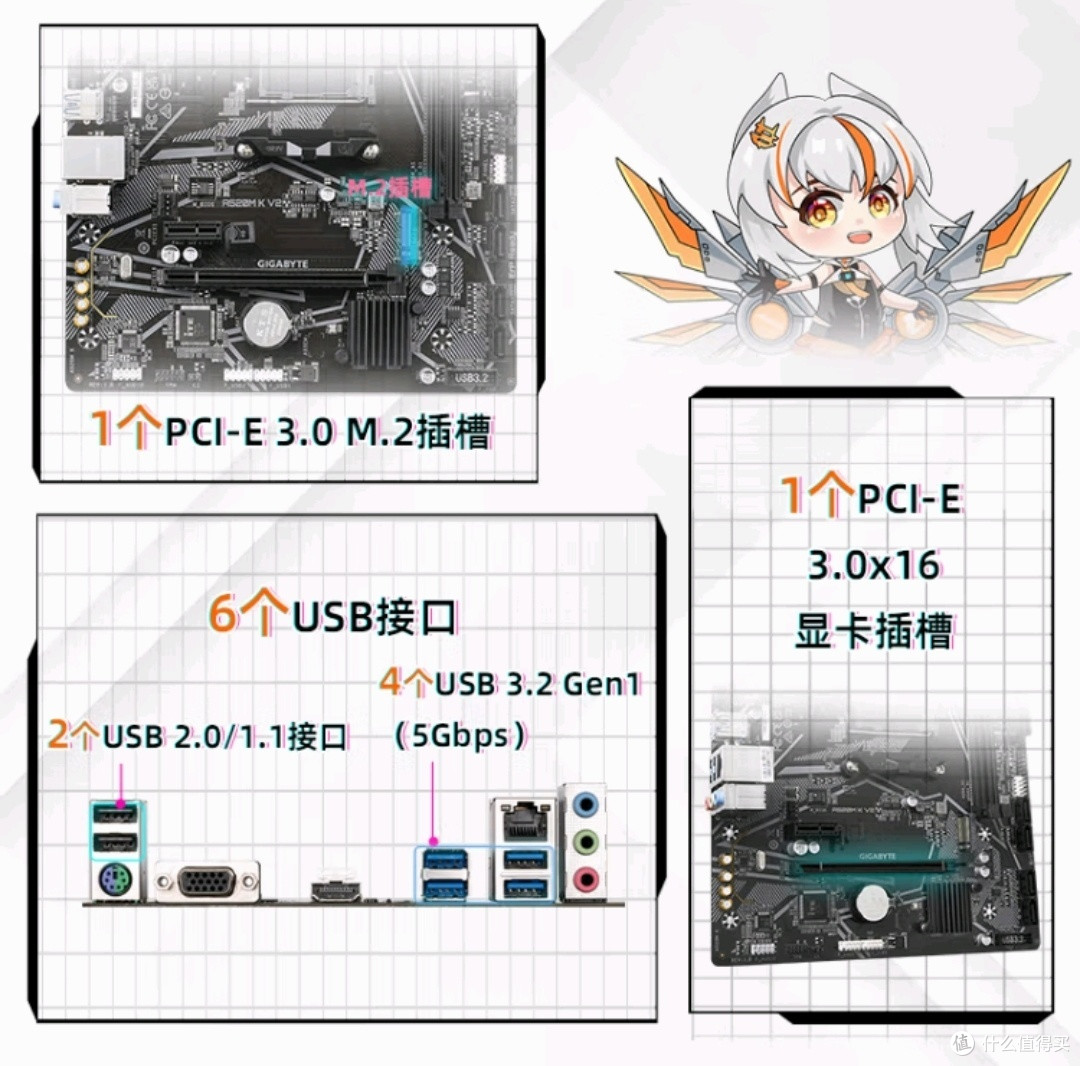 技嘉A520M K V2主板：性能卓越，兼容性强！
