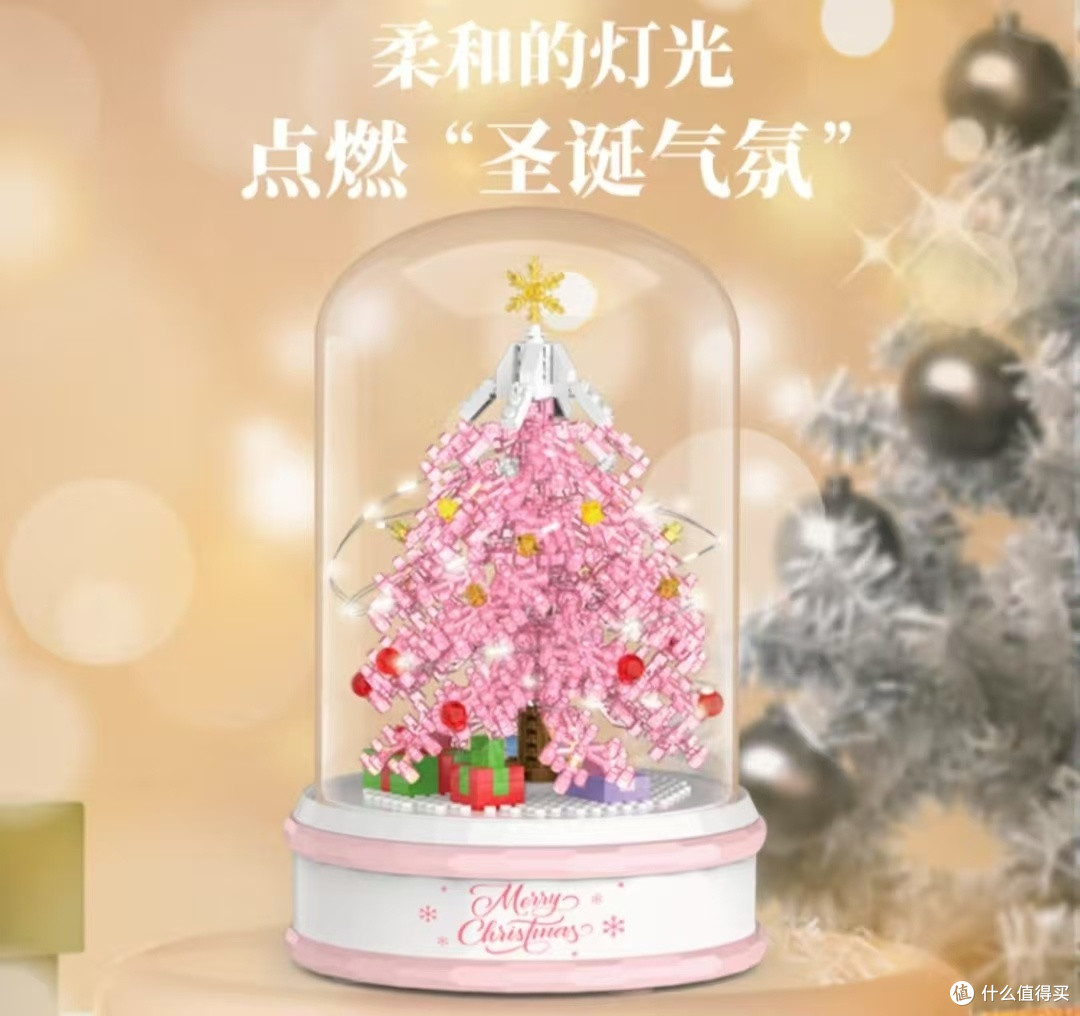圣诞惊喜：巡鹿儿童玩具八音乐盒积木