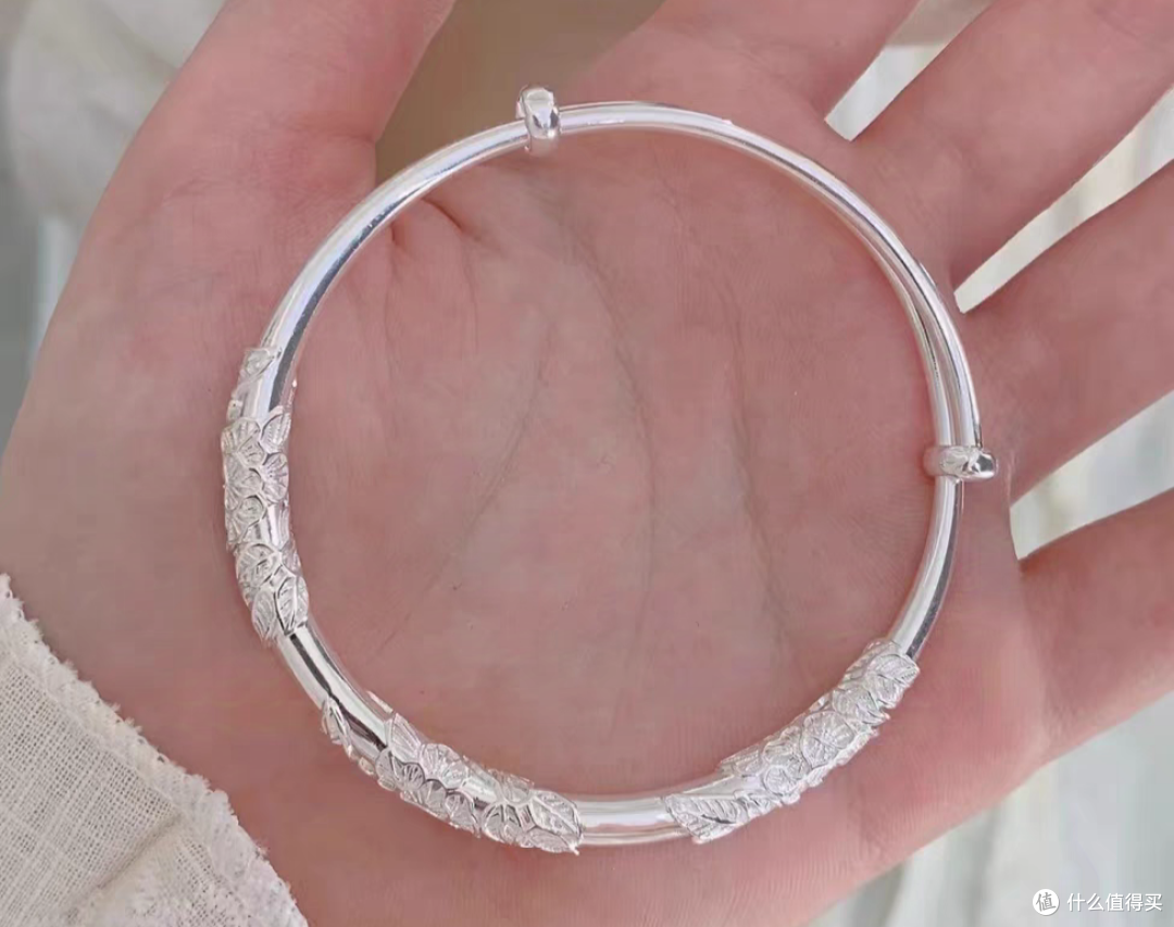 黄金猛涨,“繁华”白银手镯也很美哦