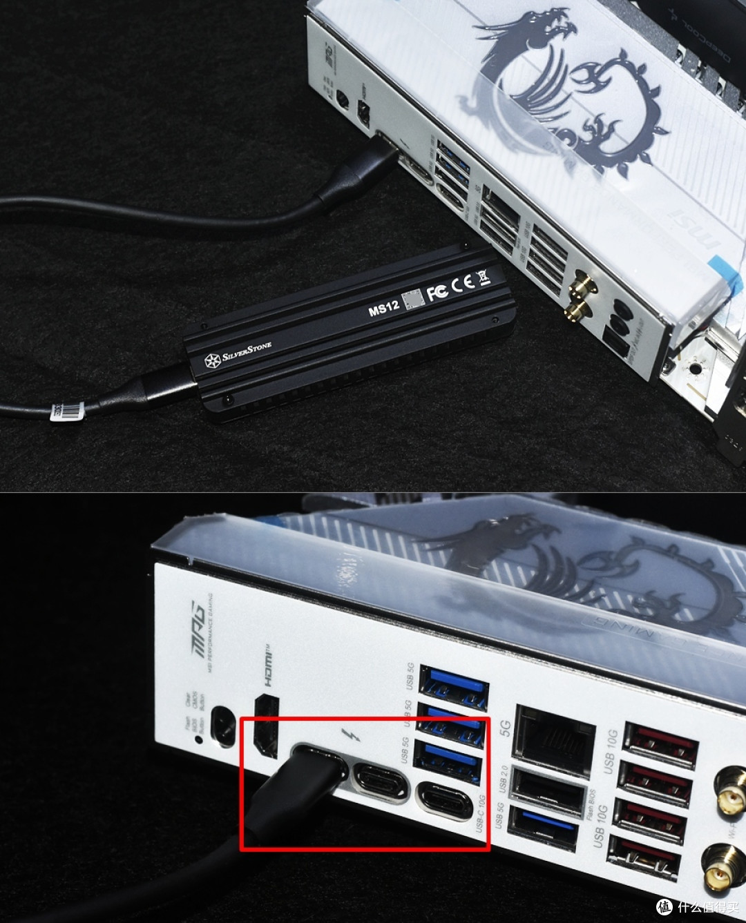 轻质低温SilverStone银昕MS12高速20Gbps移动固态硬盘盒实测分享