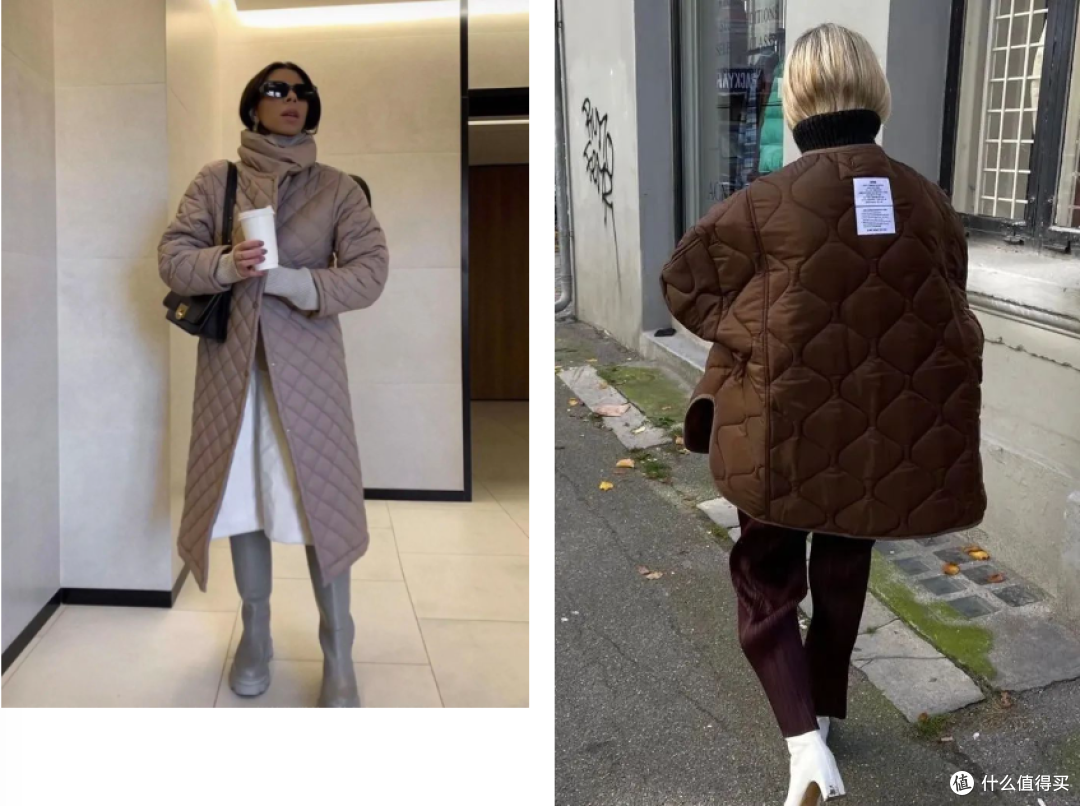 羽绒服内胆变皇室老钱风格?被嘲“土”的绗缝外套竟然这么穿!