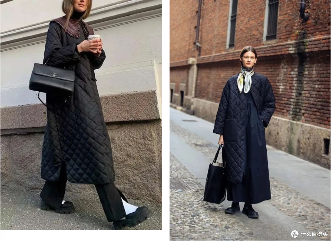 羽绒服内胆变皇室老钱风格?被嘲“土”的绗缝外套竟然这么穿!