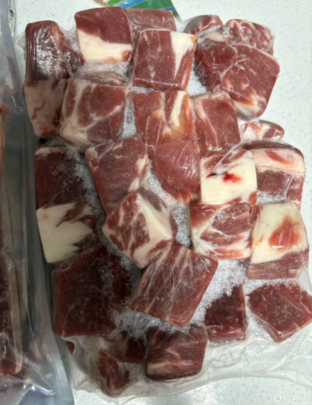 双旦吃喝之往来白丁 内蒙古牛腩块2斤净重 新鲜黄牛肉粒