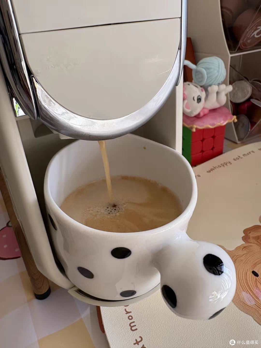艾尔菲德 胶囊咖啡机全自动小型家用便携式办公浓缩咖啡粉一体机