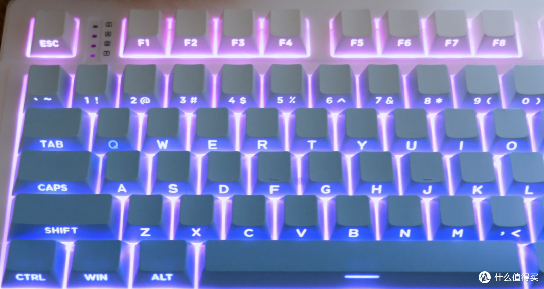 前行者X99 V2苍龙机械键盘测评,静音与灯光效果拔群