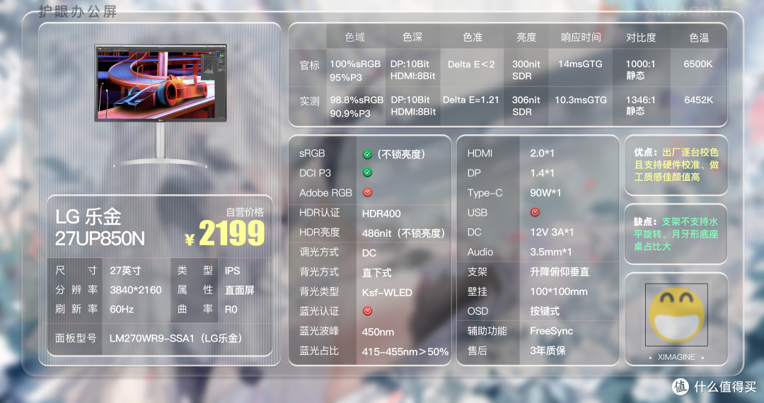 乐金 27UP850N「ximagine」