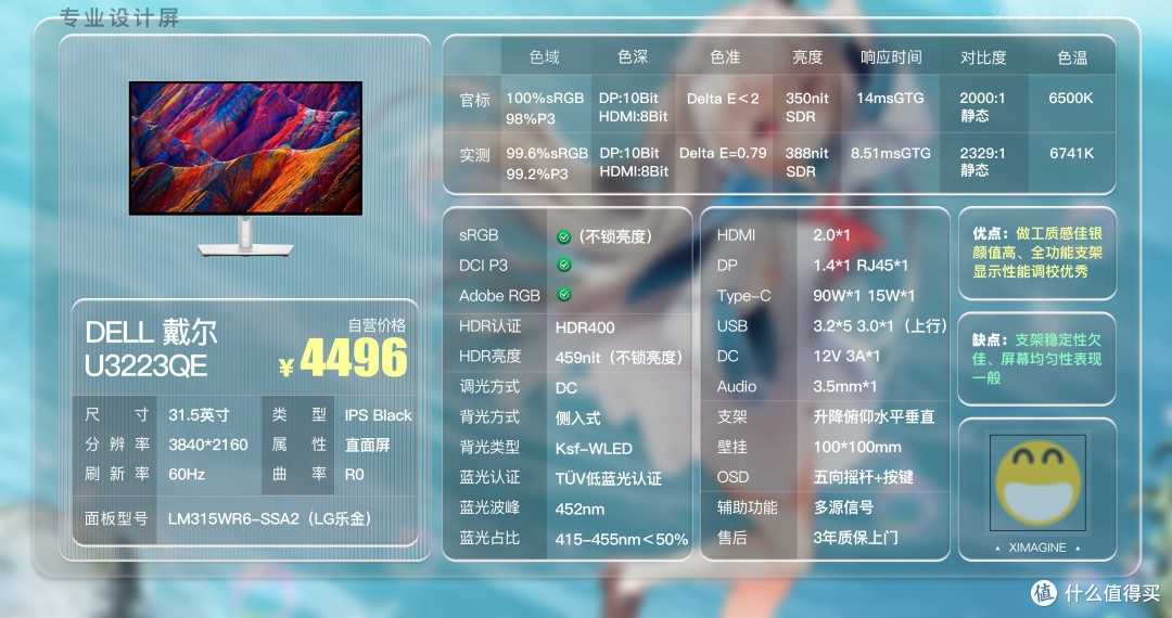 戴尔 U3223QE「ximagine」