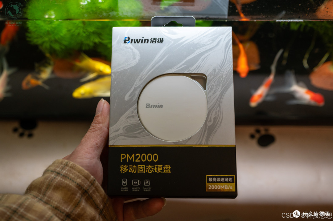 轻盈磁吸即插即用，手机 Vlog 轻松录制，佰维PM2000移动固态硬盘
