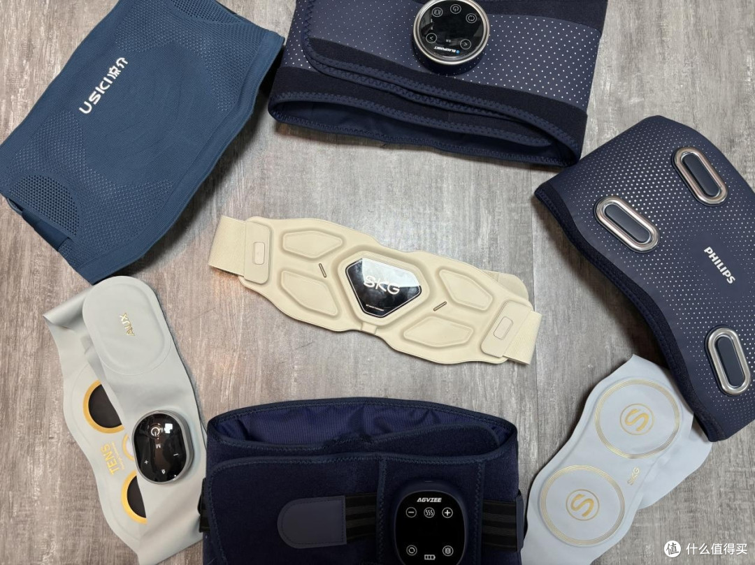 （上面是腰部按摩器测评的部分产品）