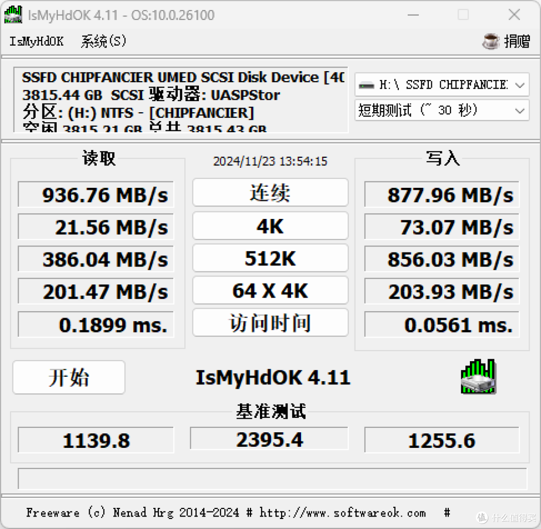 应是时下最大容量的U盘吧!CHIPFANCIER UME NANO D 4TB上手体验