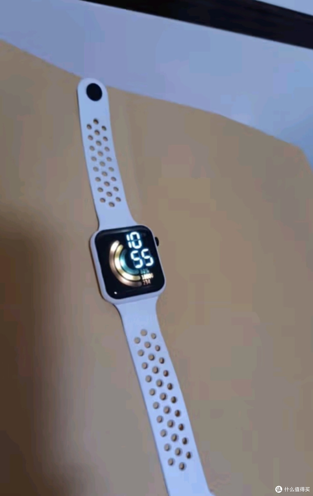 高颜值led电子手表时尚方形学生科技感超强夜光数字个性运动