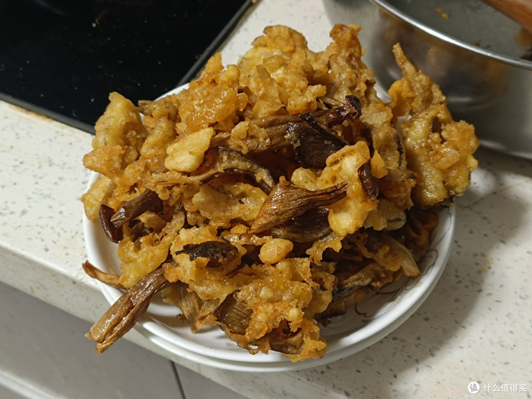 佳节美食大赏:做好吃的炸蘑菇炸花菜,虽然是蔬菜,热量估计超高