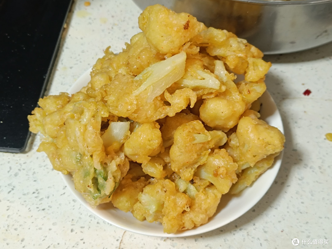 佳节美食大赏:做好吃的炸蘑菇炸花菜,虽然是蔬菜,热量估计超高