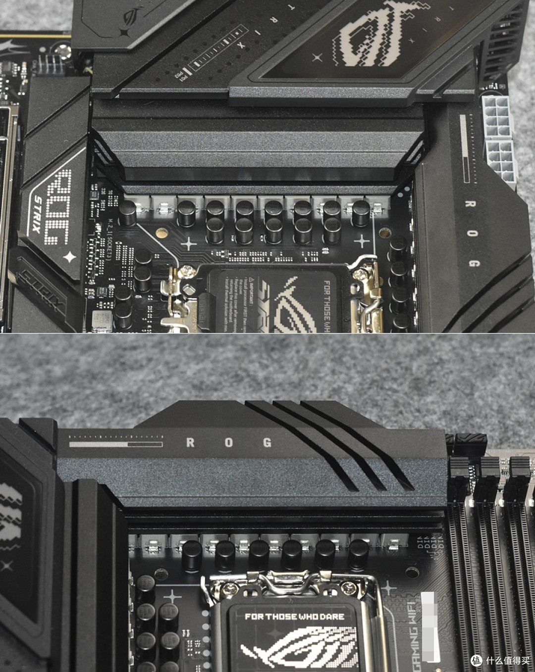 好看实力强ROG STRIX B860-F GAMING WIFI主板静态分享