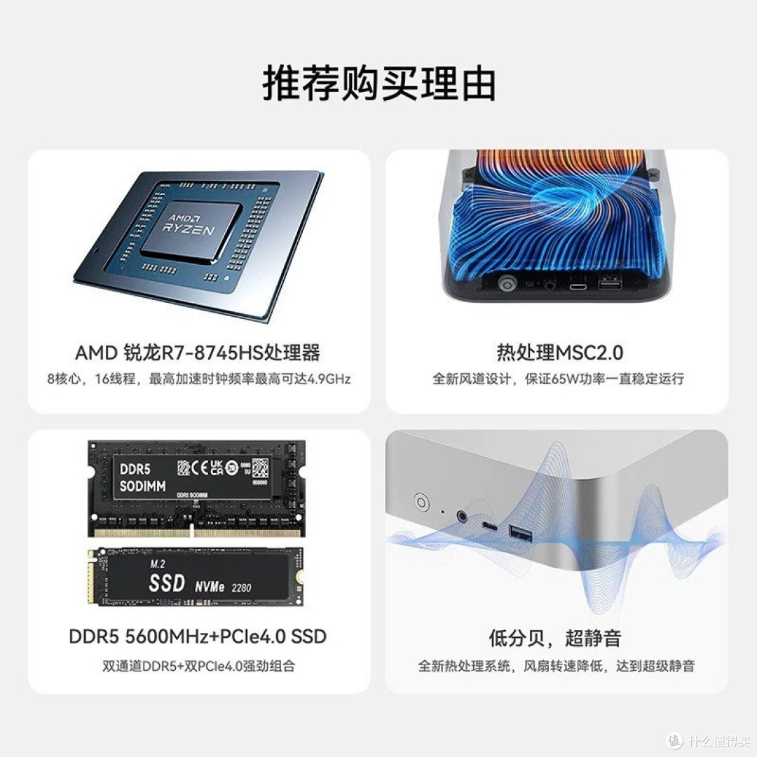 零刻SER8迷你电脑主机:性能与静音的完美融合