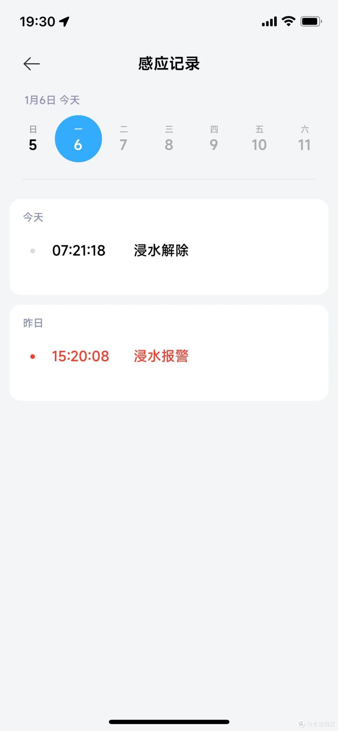 有预警更安全——小米水浸卫士
