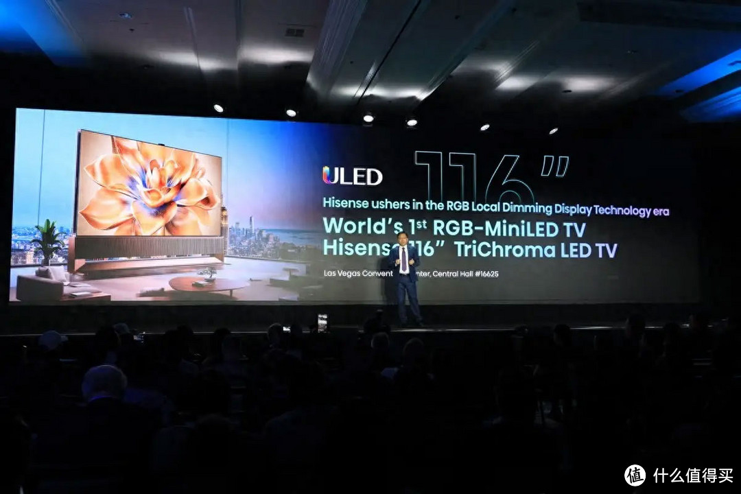 表现超越QD-OLED 海信发布全球首款116英寸RGB-Mini LED电视