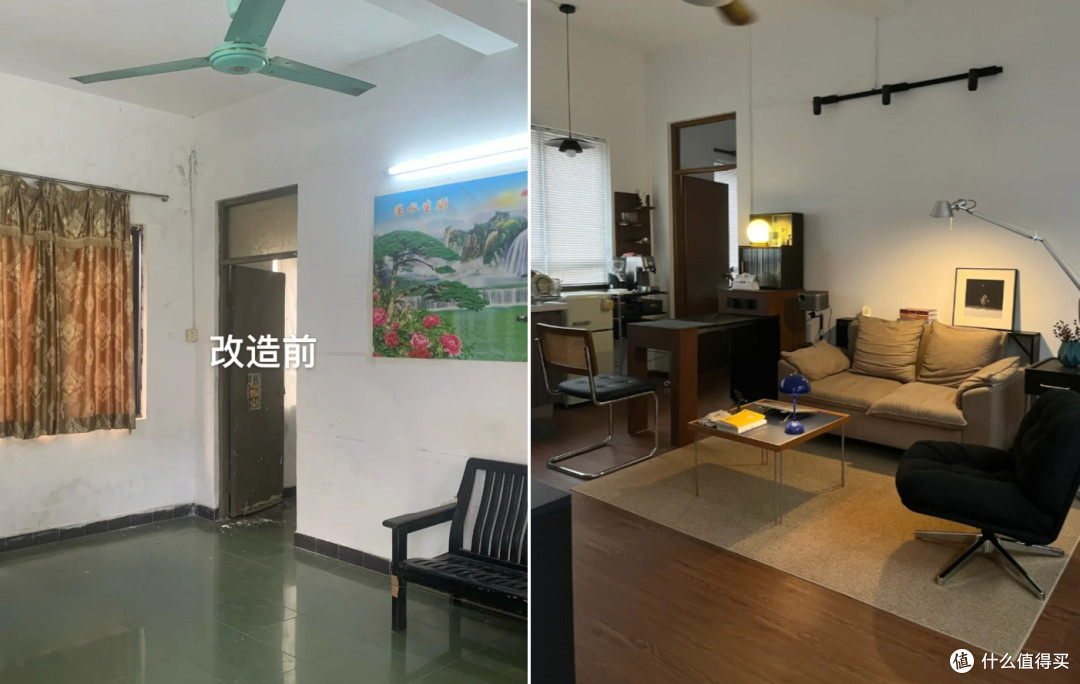 60㎡的老旧空间，如何化身温馨独居美窝？看对比！