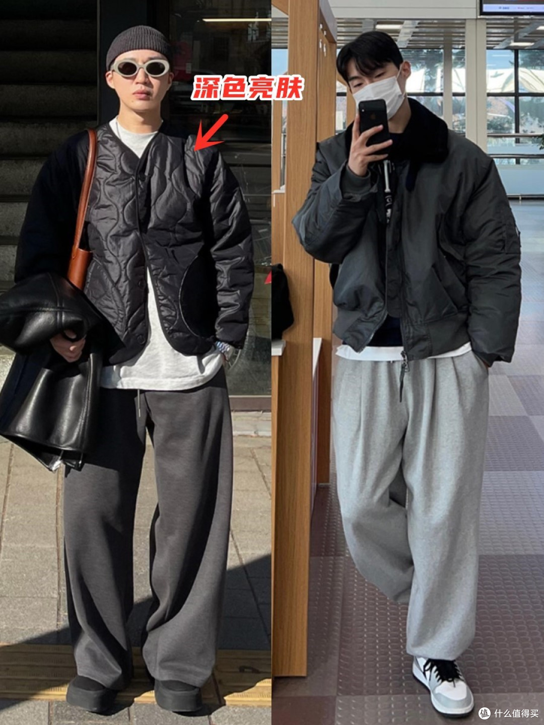 被上海、青岛的韩国男人惊艳!一身的“黑白咖”穿搭,满满韩剧感