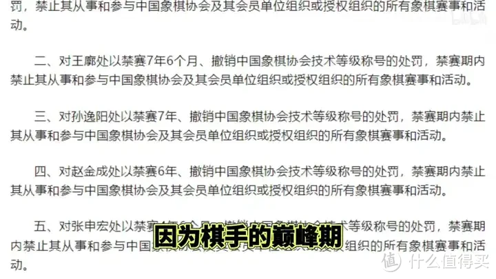 【省流总结】中国象棋协会处罚公告 对41名违规人员进行通报