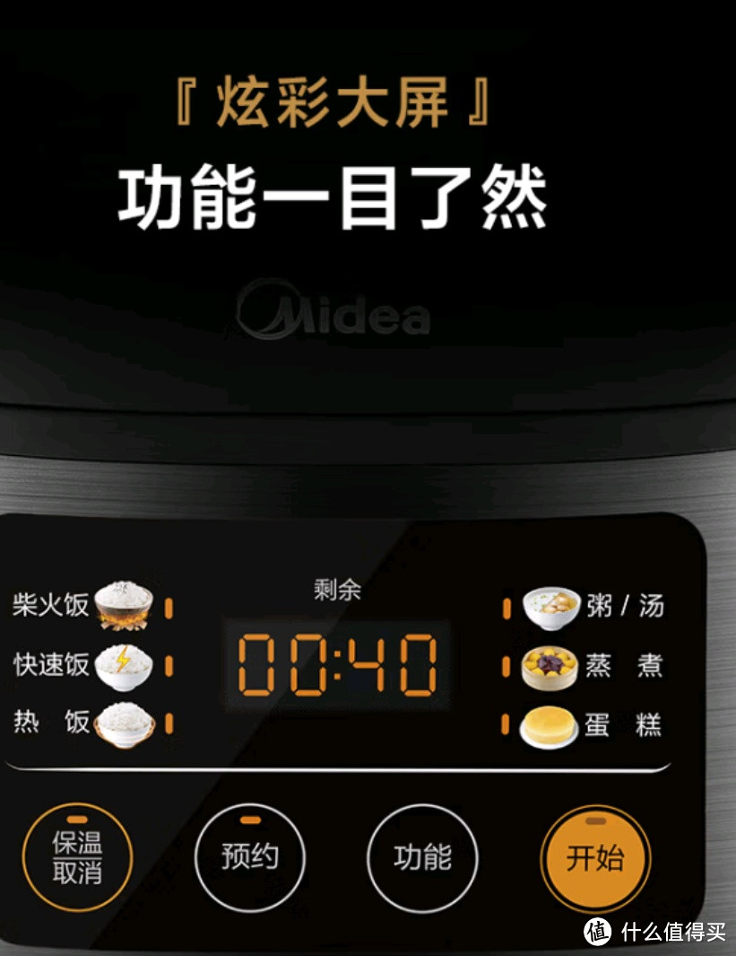 美的（Midea）【国家补贴】电饭煲电饭锅小型3升2-3人前置大屏