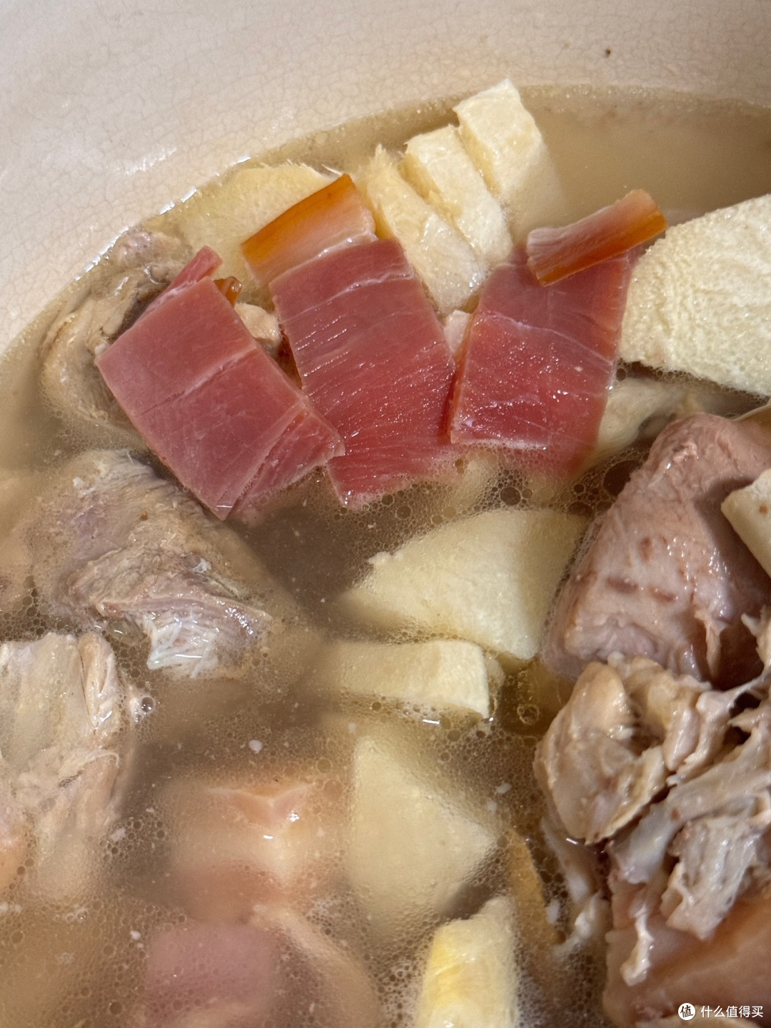 佳节里的“增重”火腿汤