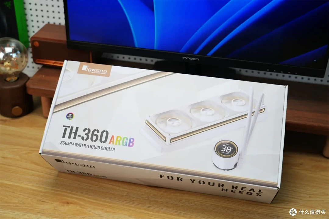 优雅白色设计,灯效炫酷无敌--乔思伯TH-360水冷散热器评测