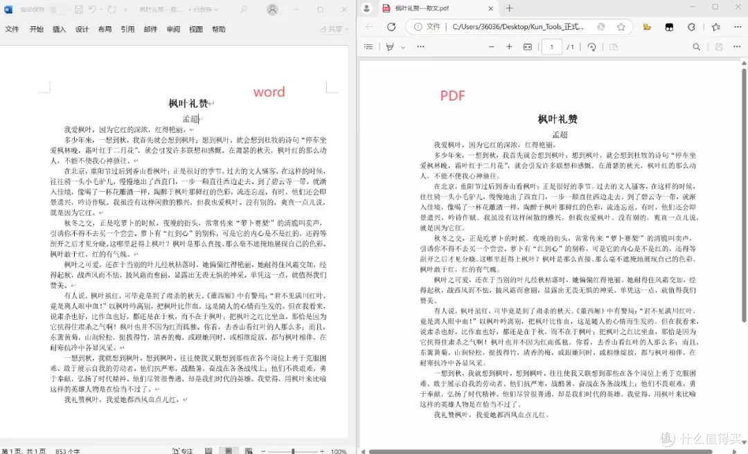 PDF文件格式转换工具,无需网络互转PDF,excel,PPT,word,图片