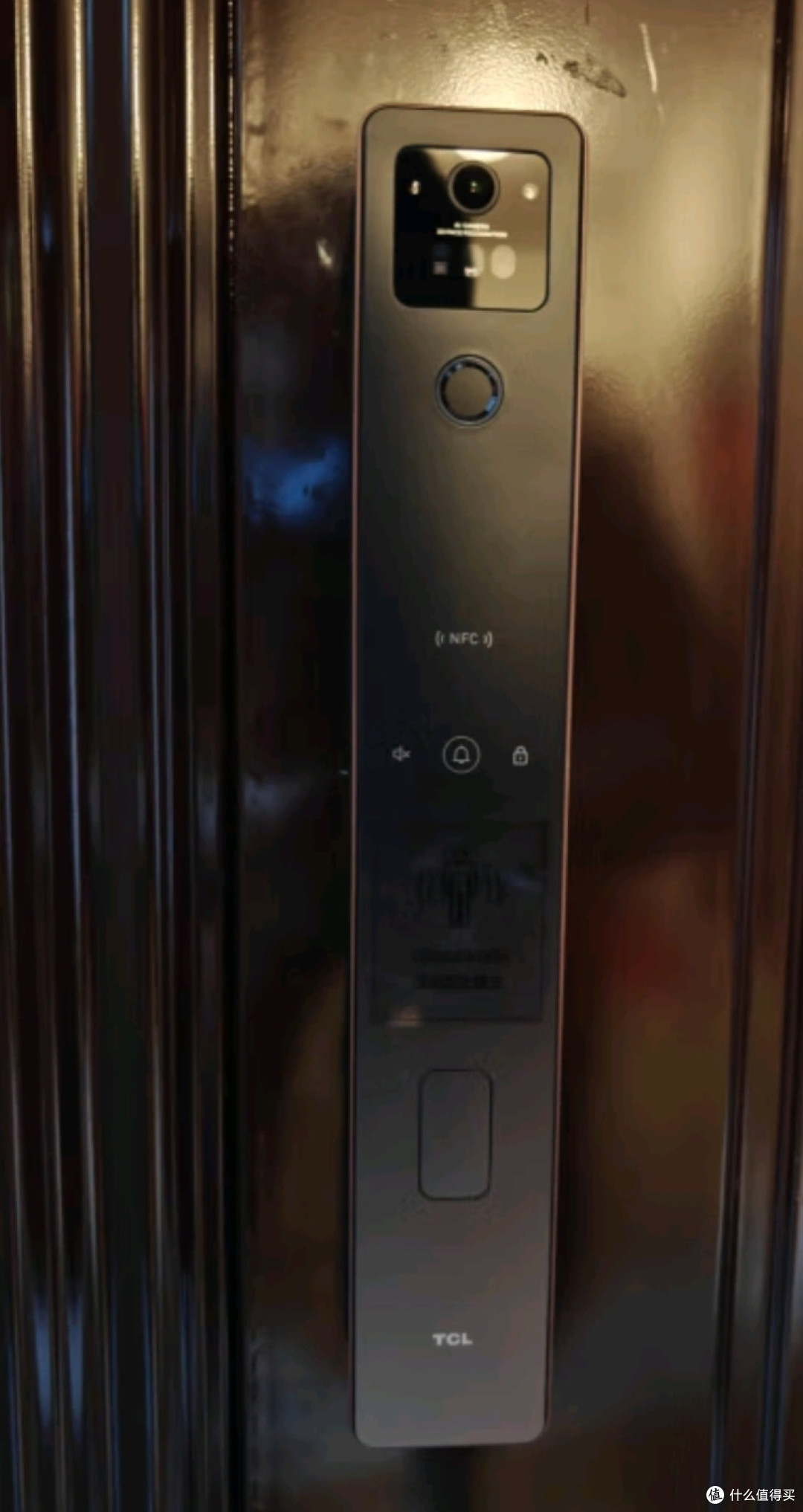 TCL智能锁3D人脸识别远程猫眼大屏指纹锁家用防盗门密码锁K7GPro