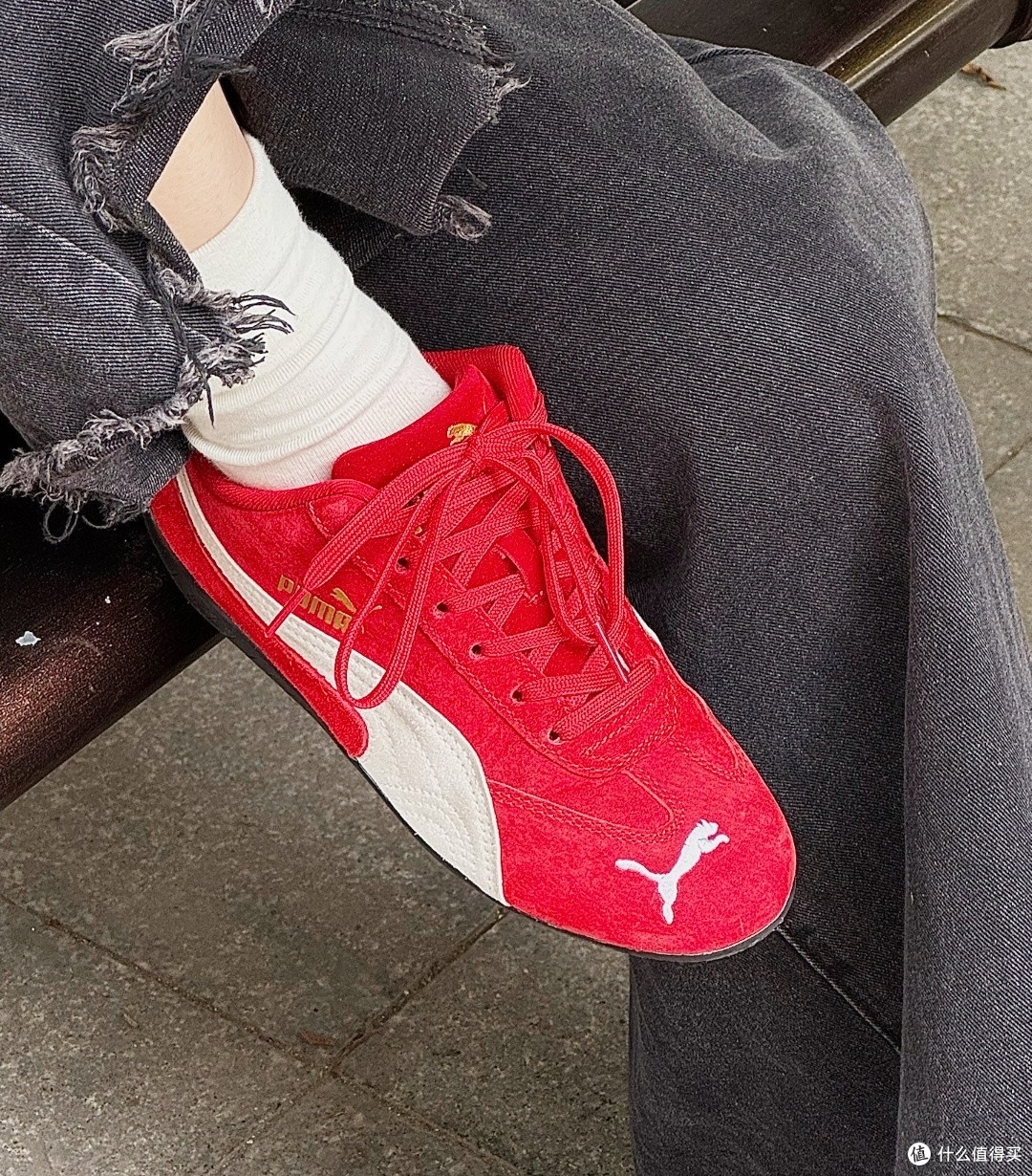 新年红色系穿搭：PUMA Speedcat OG 赛车鞋