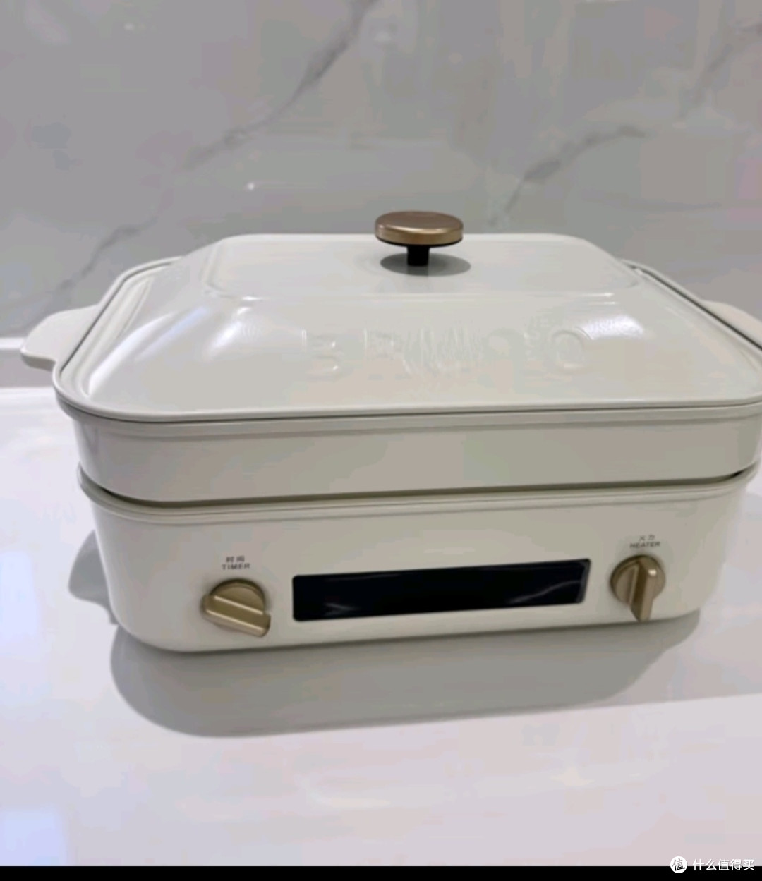 BRUNO第二代多功能料理锅鸳鸯火锅蒸煮炒煎涮一体机家用电烤肉锅