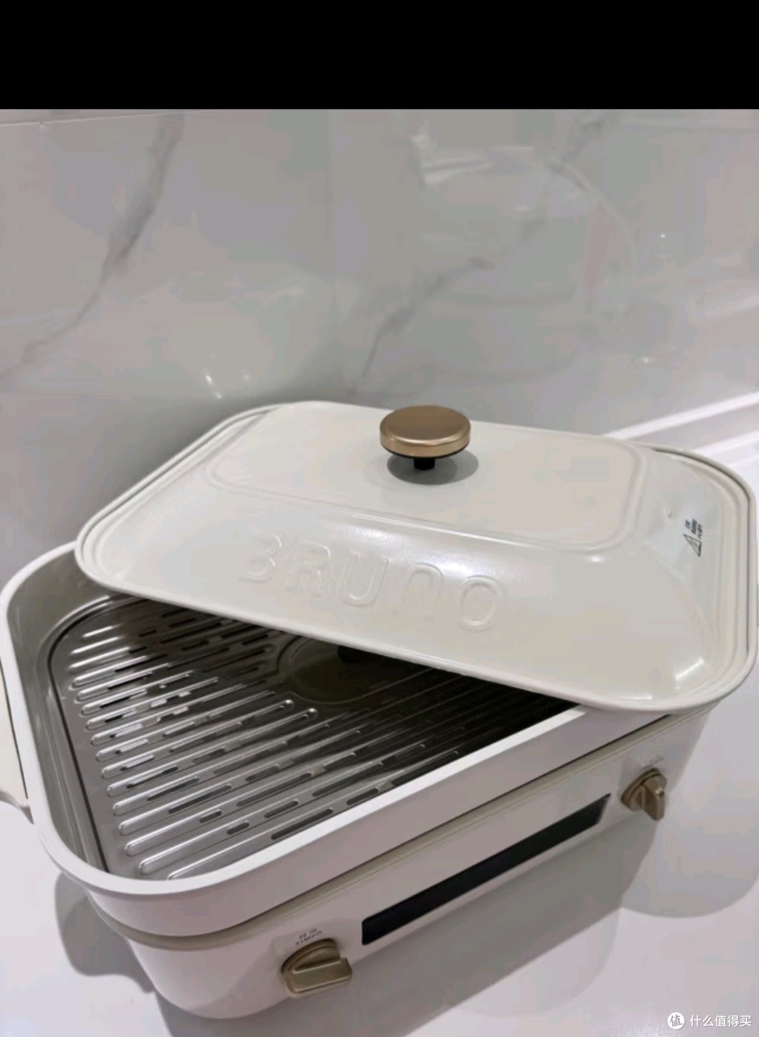 BRUNO第二代多功能料理锅鸳鸯火锅蒸煮炒煎涮一体机家用电烤肉锅