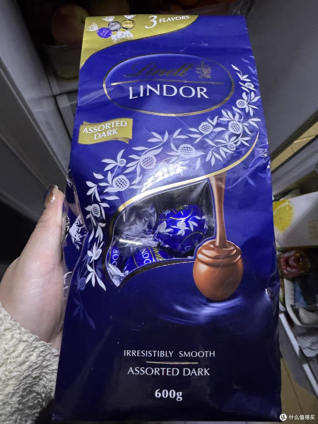 Lindt瑞士莲软心精选黑巧克力600g:年货中的甜蜜宝藏