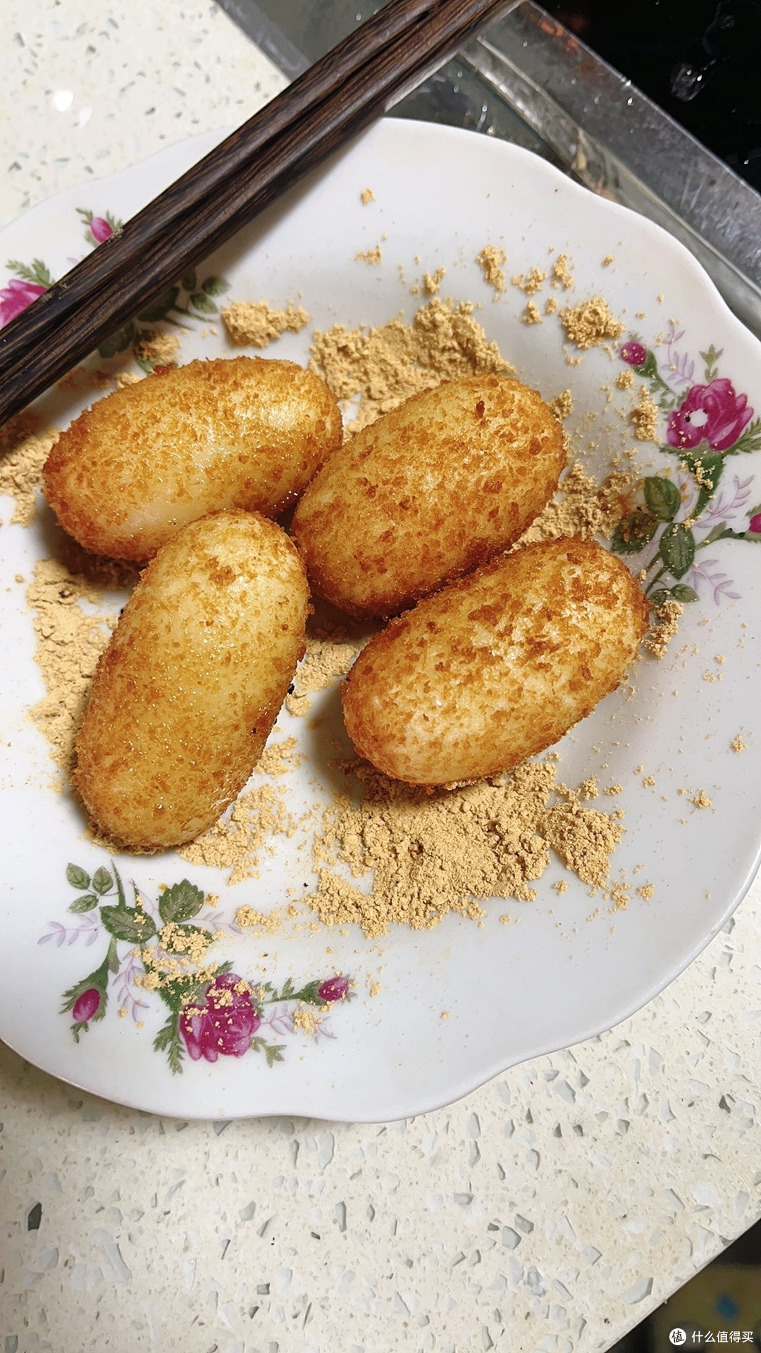 我在值得买购年货,爆浆红糖糍粑真好吃
