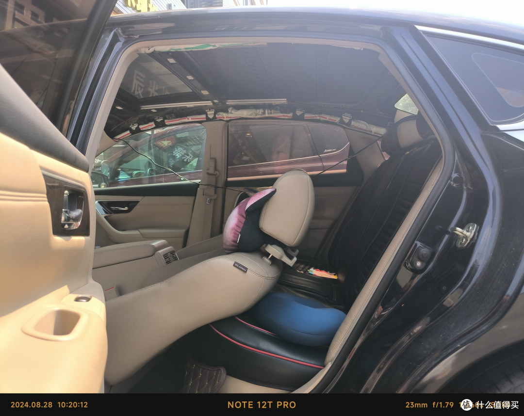 95087KM里程下的天籁顶棚修复!