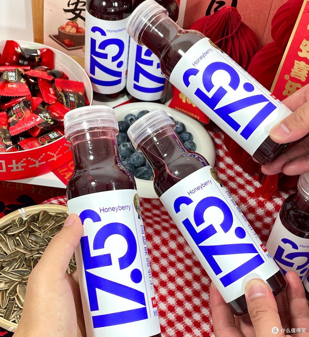 农夫山泉 17.5°蓝靛果混合汁：年货果汁首选