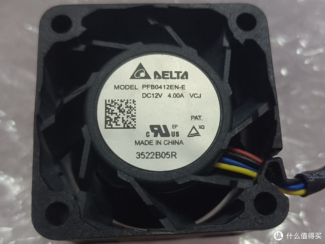 台达32500三万转工业风扇，12V，4A，PFB0412EN-E拆解赏析与吹水杂谈，怎么看台达风扇的生产日期呢？