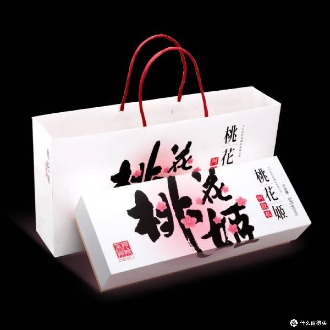 东阿阿胶桃花姬阿胶糕礼盒,用心关爱长辈的首选