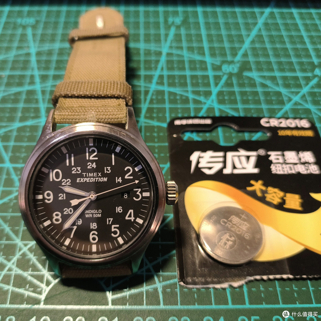 给天美时远征军TIMEX Expedition Scout石英表换电池