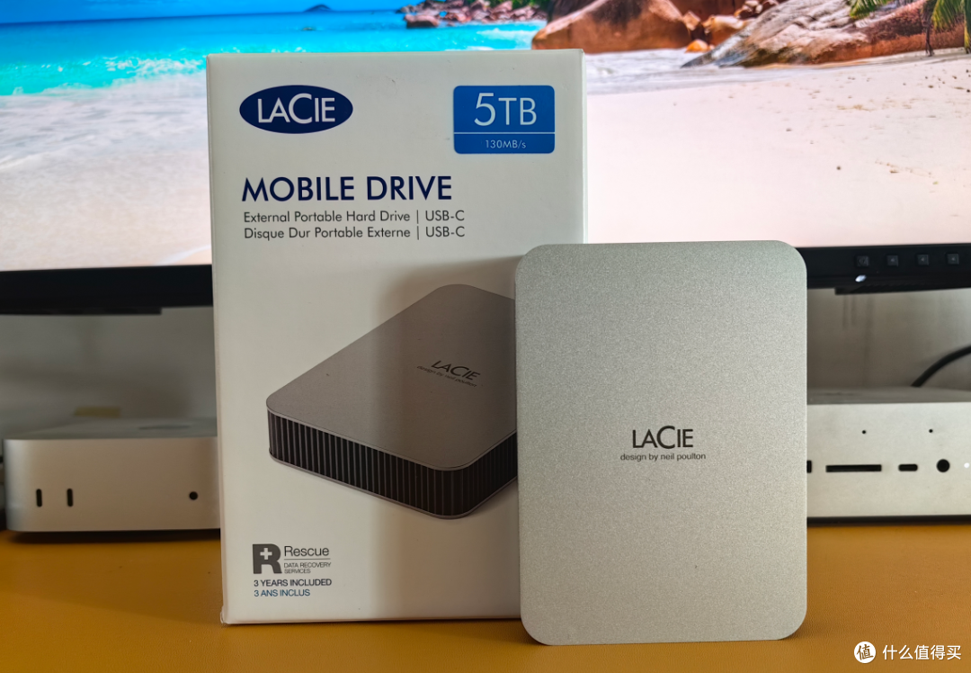我的Mac mini搭子,优雅与实力并存 | 雷孜LaCie新棱镜移动硬盘