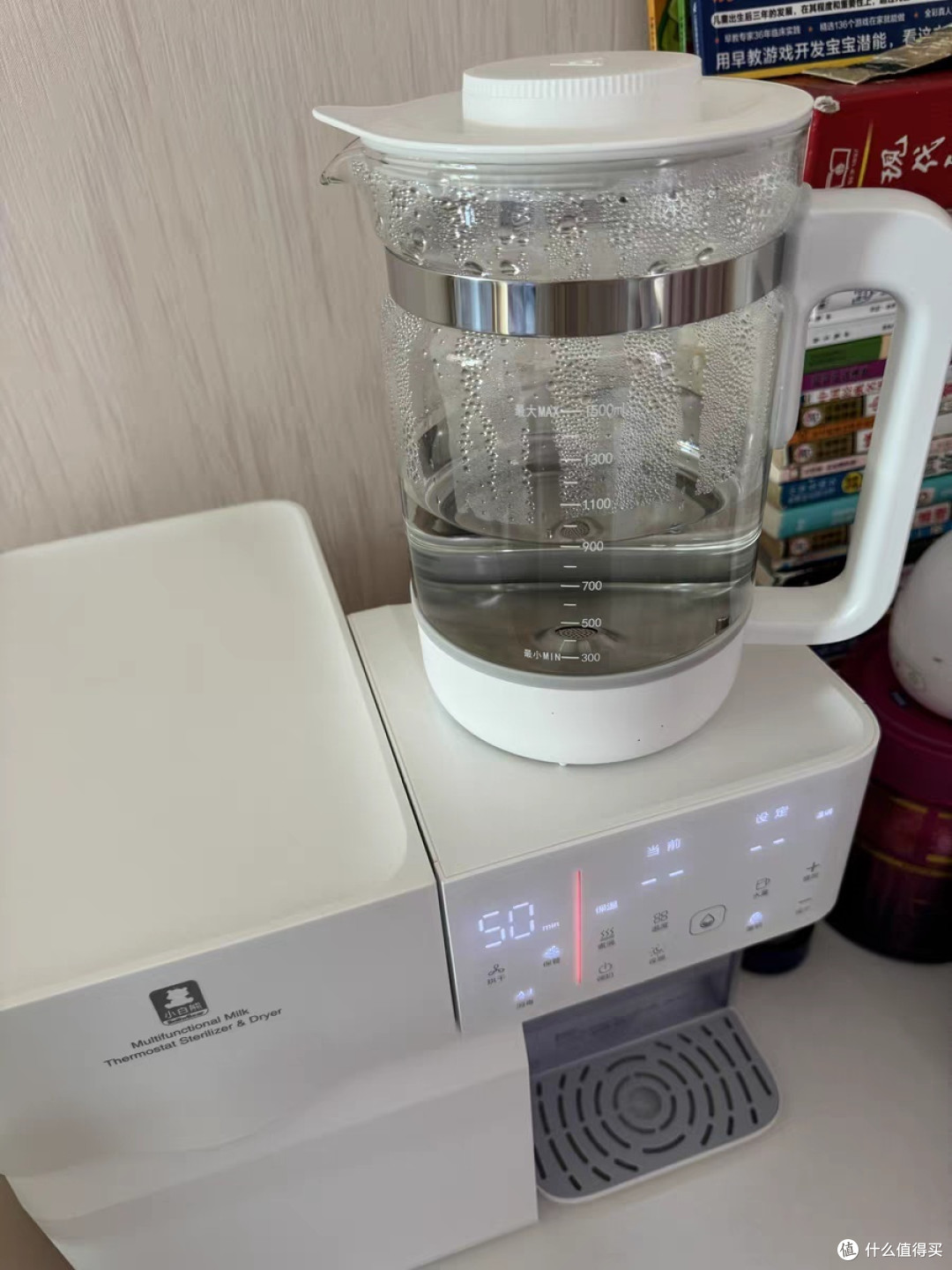 SnowBear小白熊奶瓶消毒柜,一机多用,夜奶不再手忙脚!
