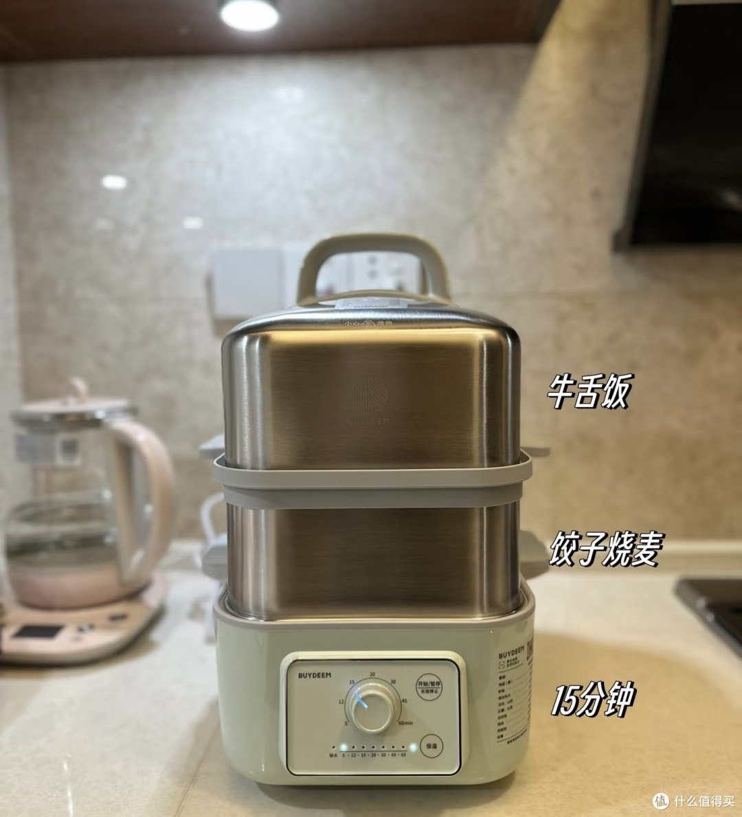 北鼎(Buydeem)电蒸锅作为一款大容量家用蒸锅不错