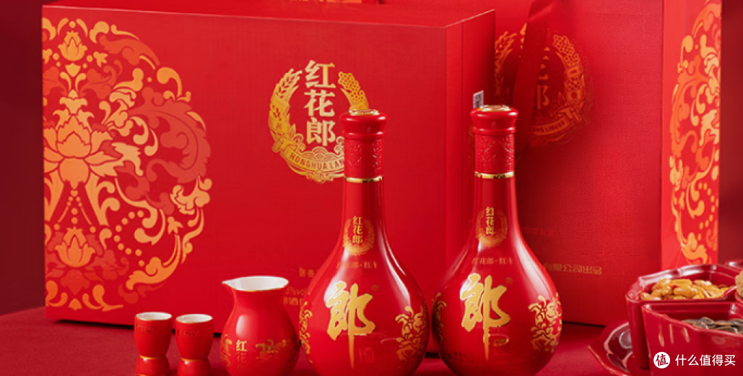 过年白酒送礼就送红花郎10 酱香型,日子越送越红火