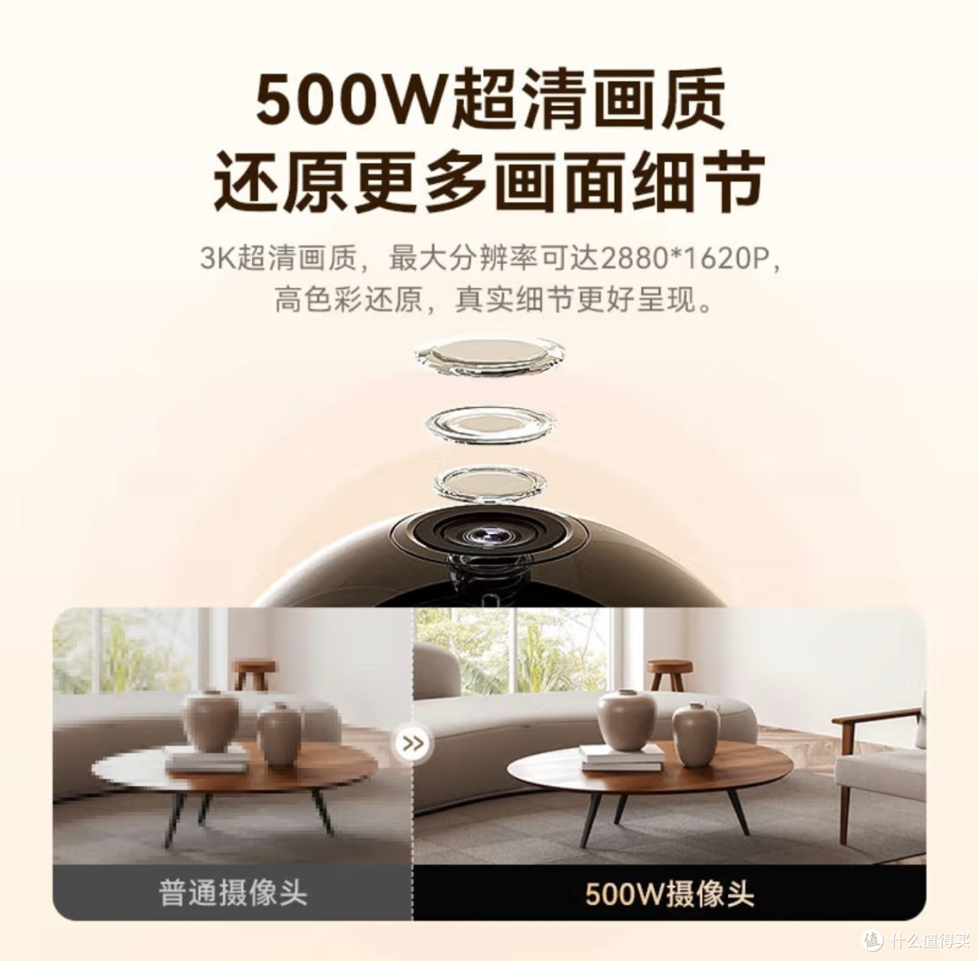 华为智选超清摄像头，安全放心用