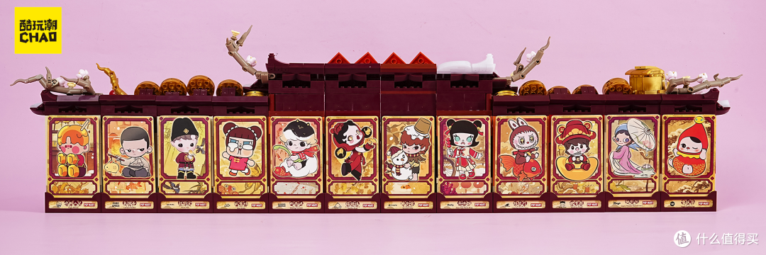 过年逛庙会打麻将吧!泡泡玛特蛇年积木盲盒让IP故事“活”起来~