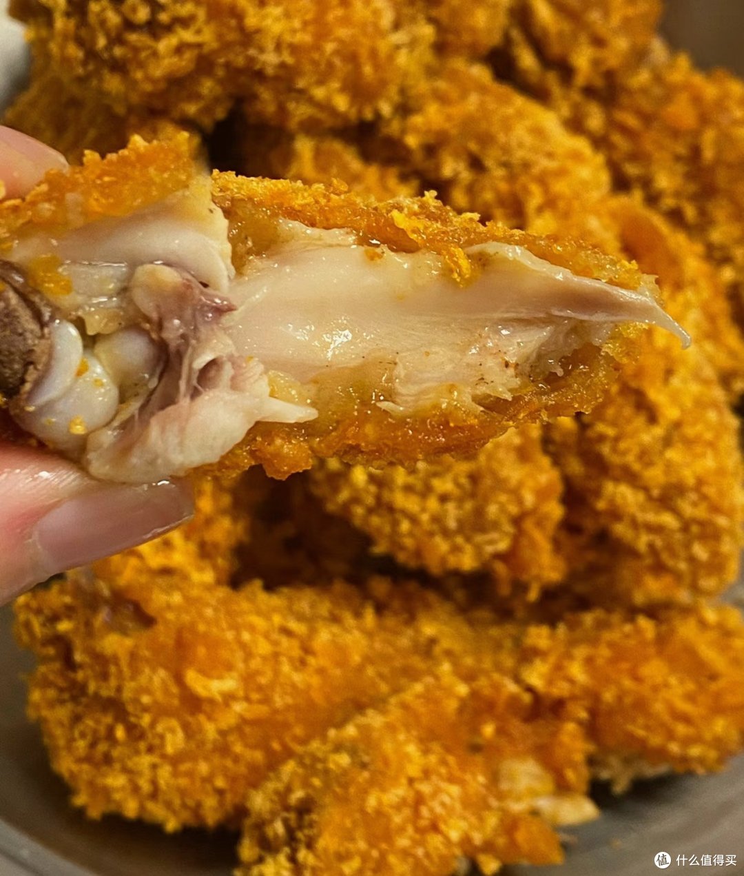 风味的炸鸡翅