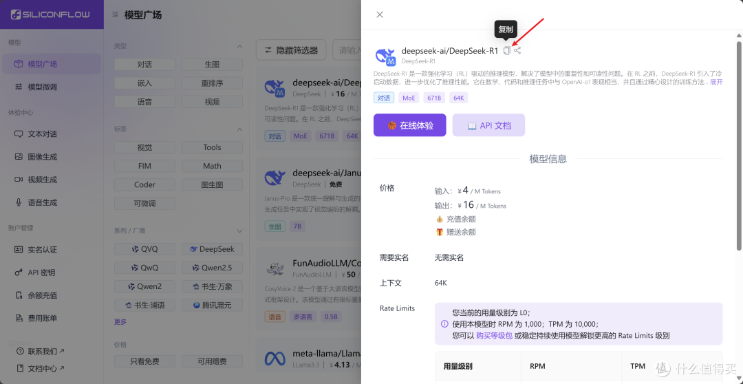 使用SiliconCloud高速畅享DeepSeek-R1 AI模型